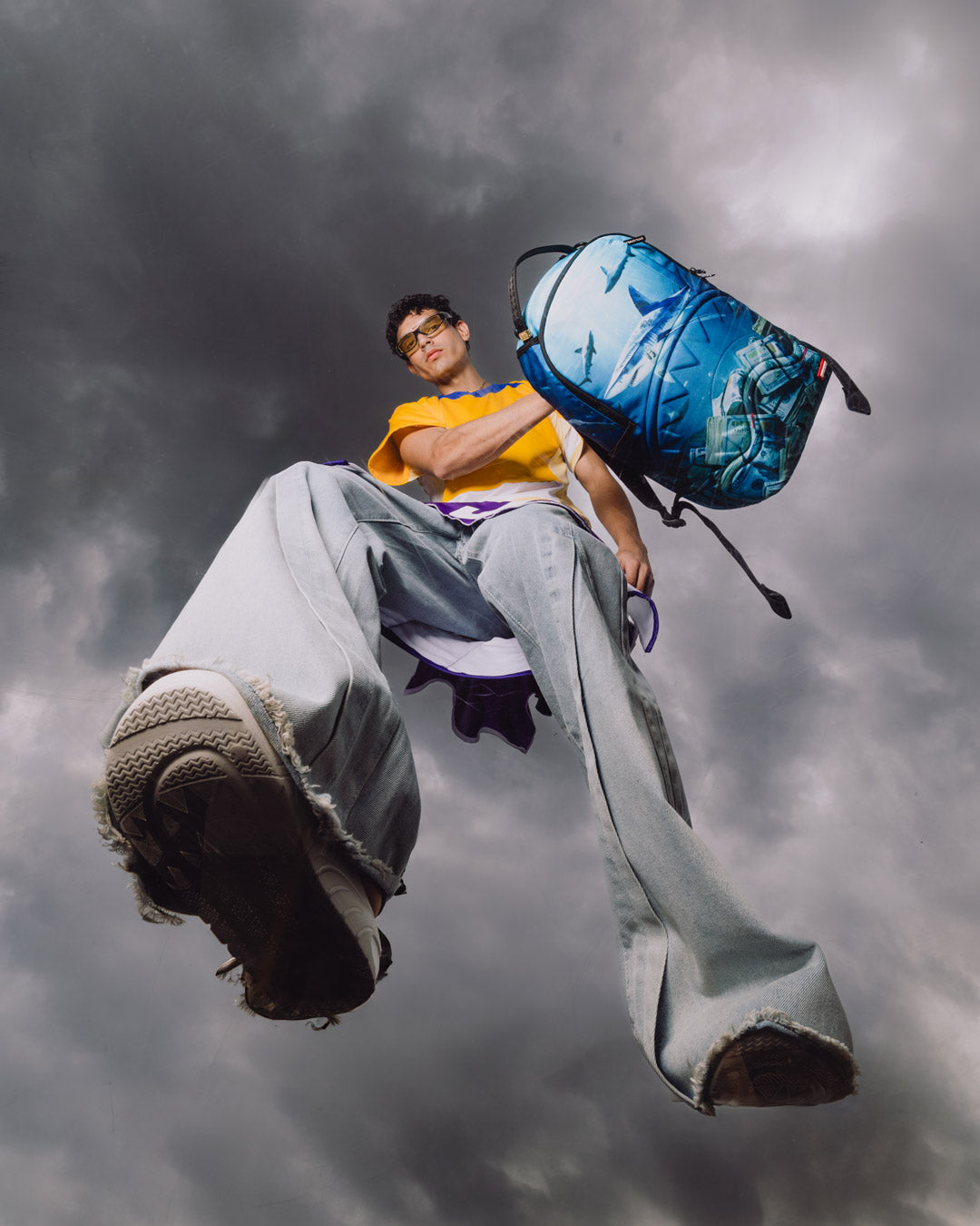 SPRAYGROUND® BACKPACK SHARK UNDER WATER WITH MONEY BACKPACK