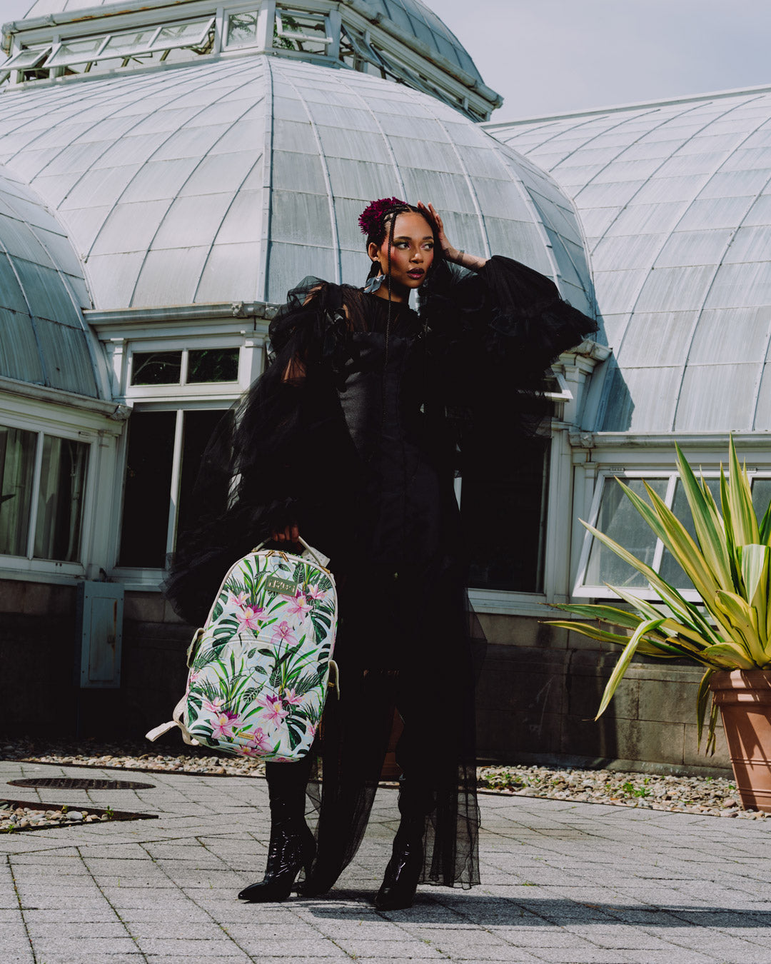 SPRAYGROUND® BACKPACK NYBG FANCY FLORAL JUNGLE BACKPACK