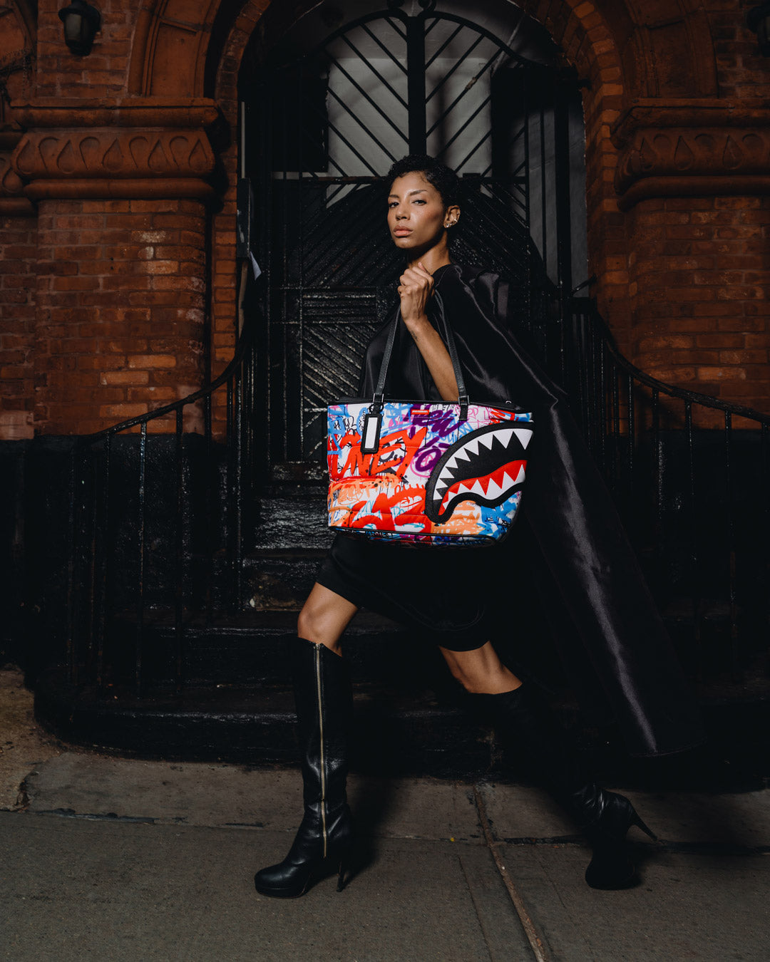 SPRAYGROUND® TOTE TAGGED UP PUFFER TOTE
