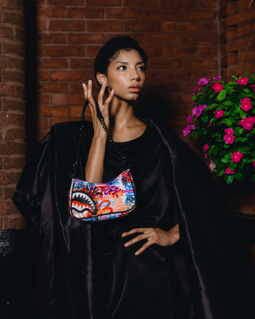SPRAYGROUND® HANDBAG TAGGED UP PUFFER HANDBAG