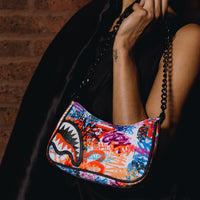 SPRAYGROUND® HANDBAG TAGGED UP PUFFER HANDBAG