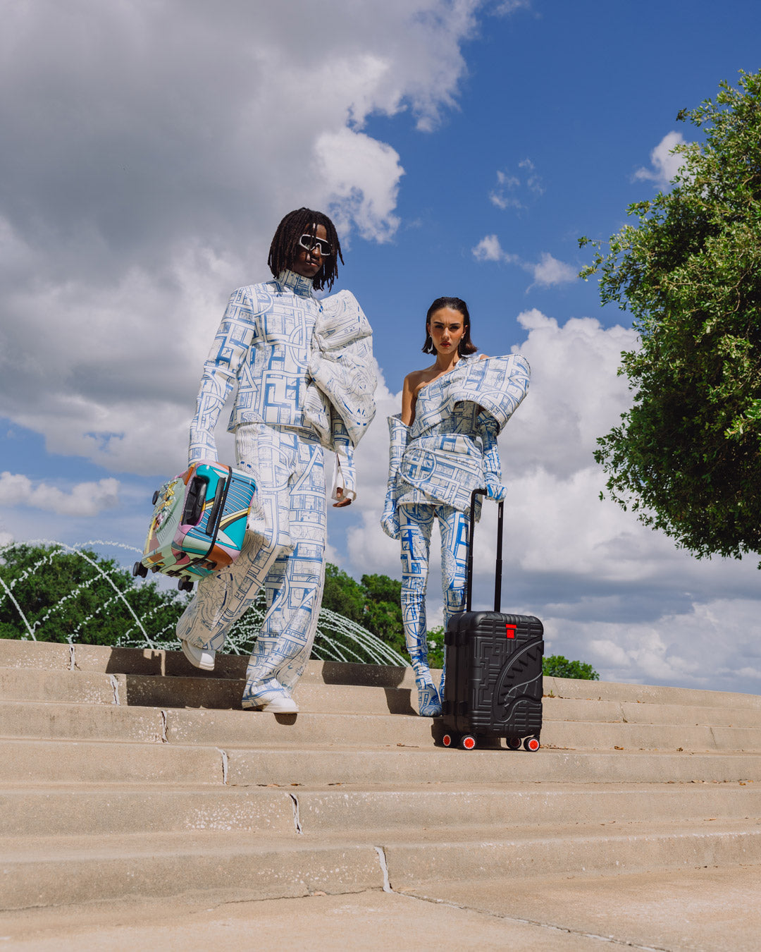 SPRAYGROUND® LUGGAGE FRANK LLOYD WRIGHT CARRY-ON LUGGAGE