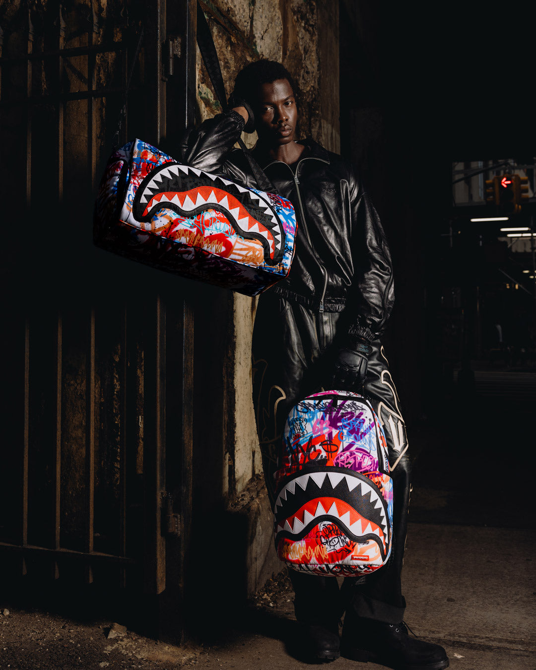 SPRAYGROUND® DUFFLE TAGGED UP PUFFER DUFFLE
