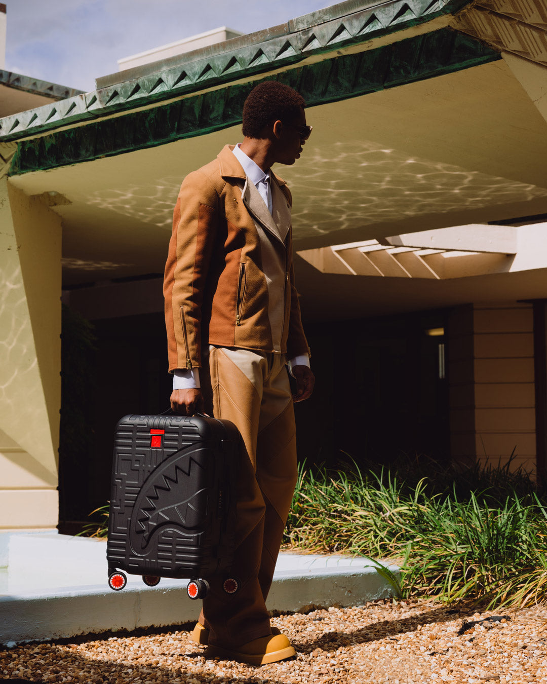 SPRAYGROUND® LUGGAGE FRANK LLOYD WRIGHT HARD SHELL LUGGAGE