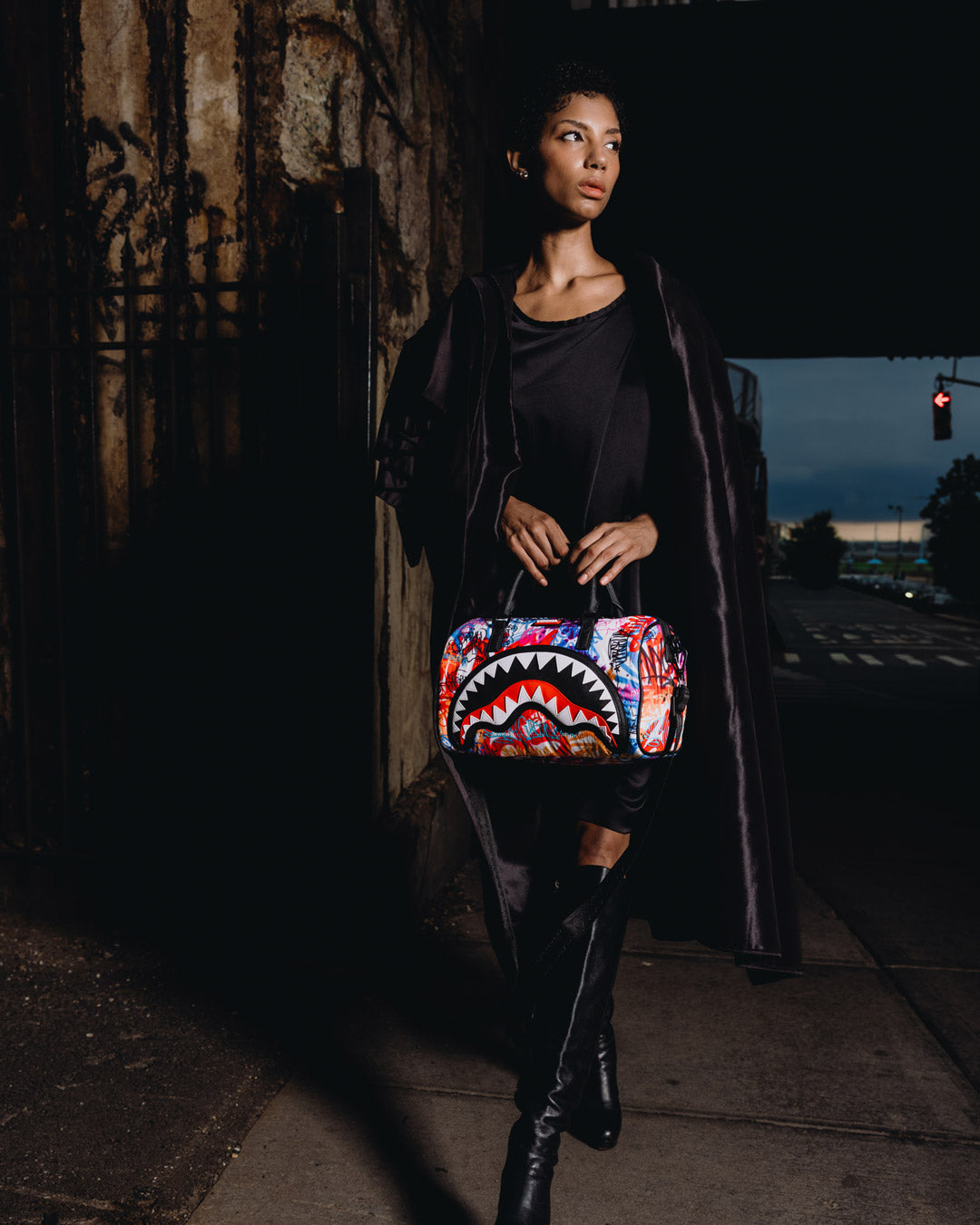 SPRAYGROUND® MINI DUFFLE TAGGED UP PUFFER MINI DUFFLE