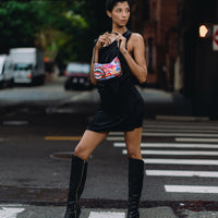 SPRAYGROUND® HANDBAG TAGGED UP PUFFER HANDBAG