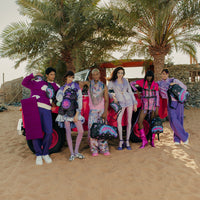 SPRAYGROUND® DUFFLE PURPLE SLIME TAKEOVER DUFFLE