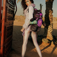 SPRAYGROUND® BACKPACK PURPLE SLIME TAKEOVER MONEYBEAR BACKPACK