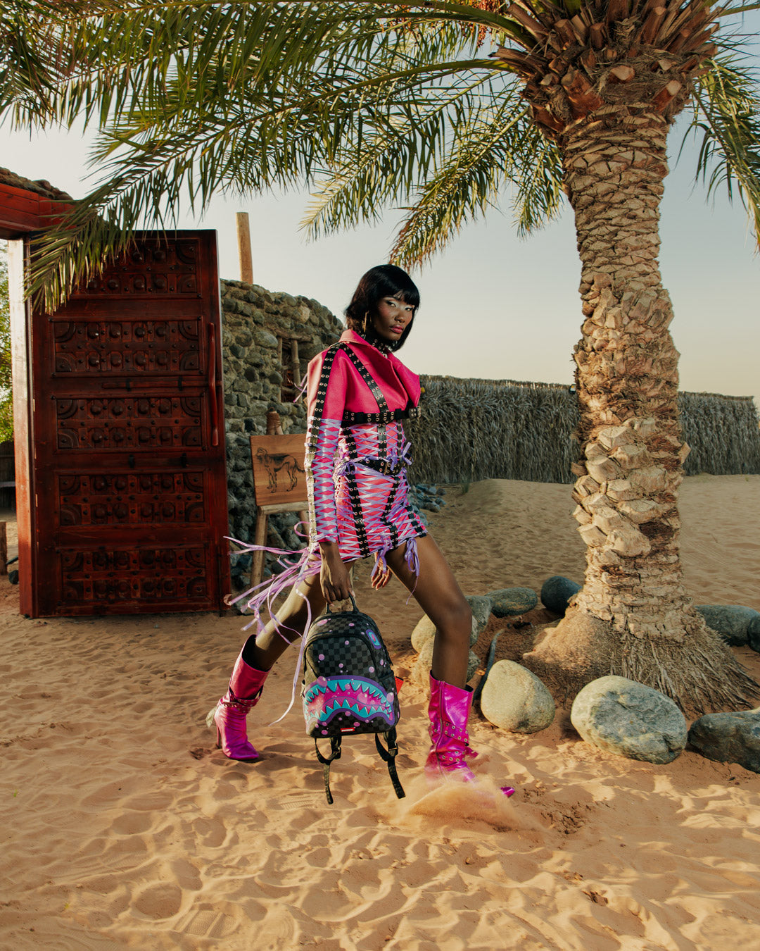 SPRAYGROUND® BACKPACK PURPLE SLIME TAKEOVER SAVAGE BACKPACK