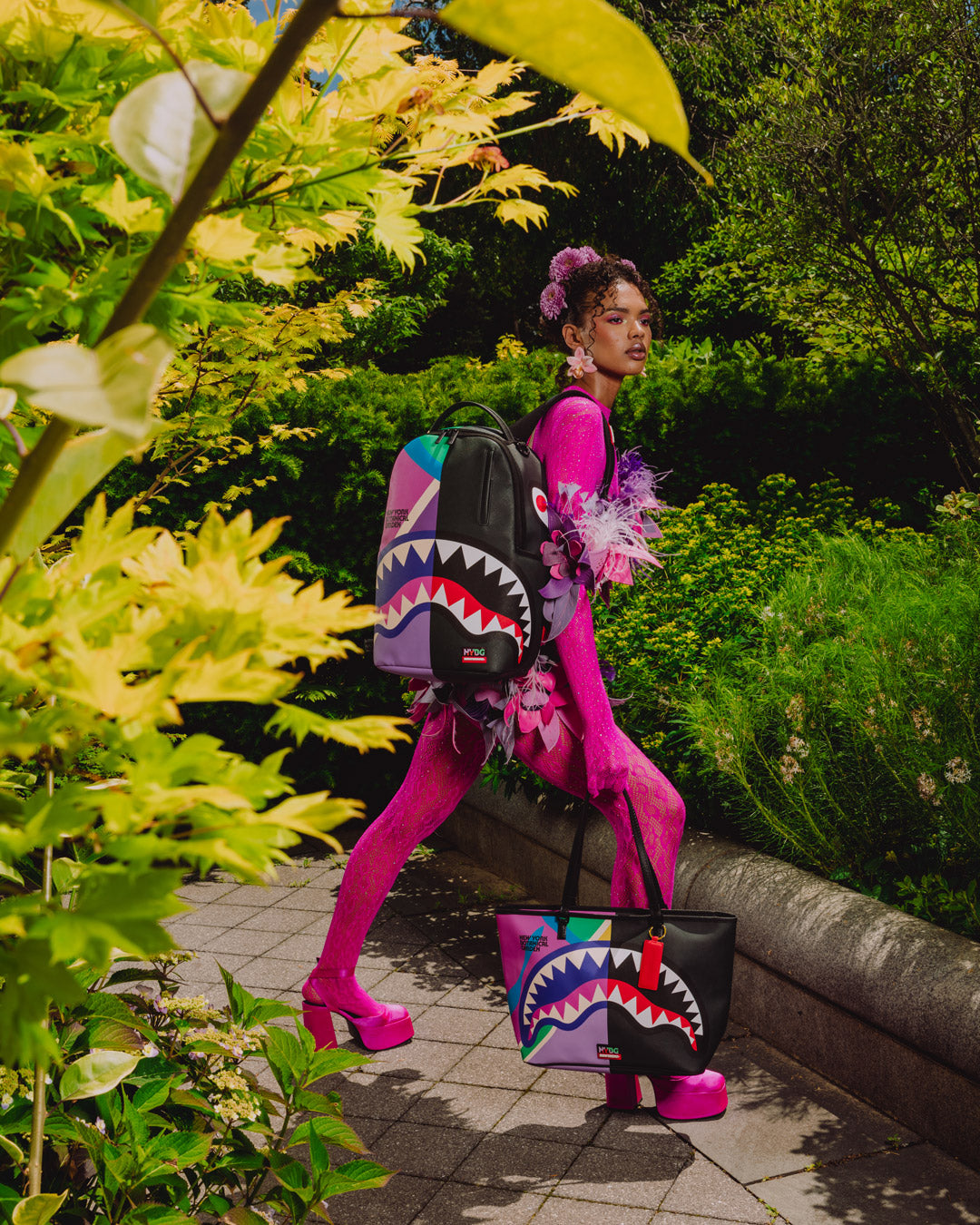 SPRAYGROUND® TOTE NYBG BOTANICAL CENTRAL TOTE