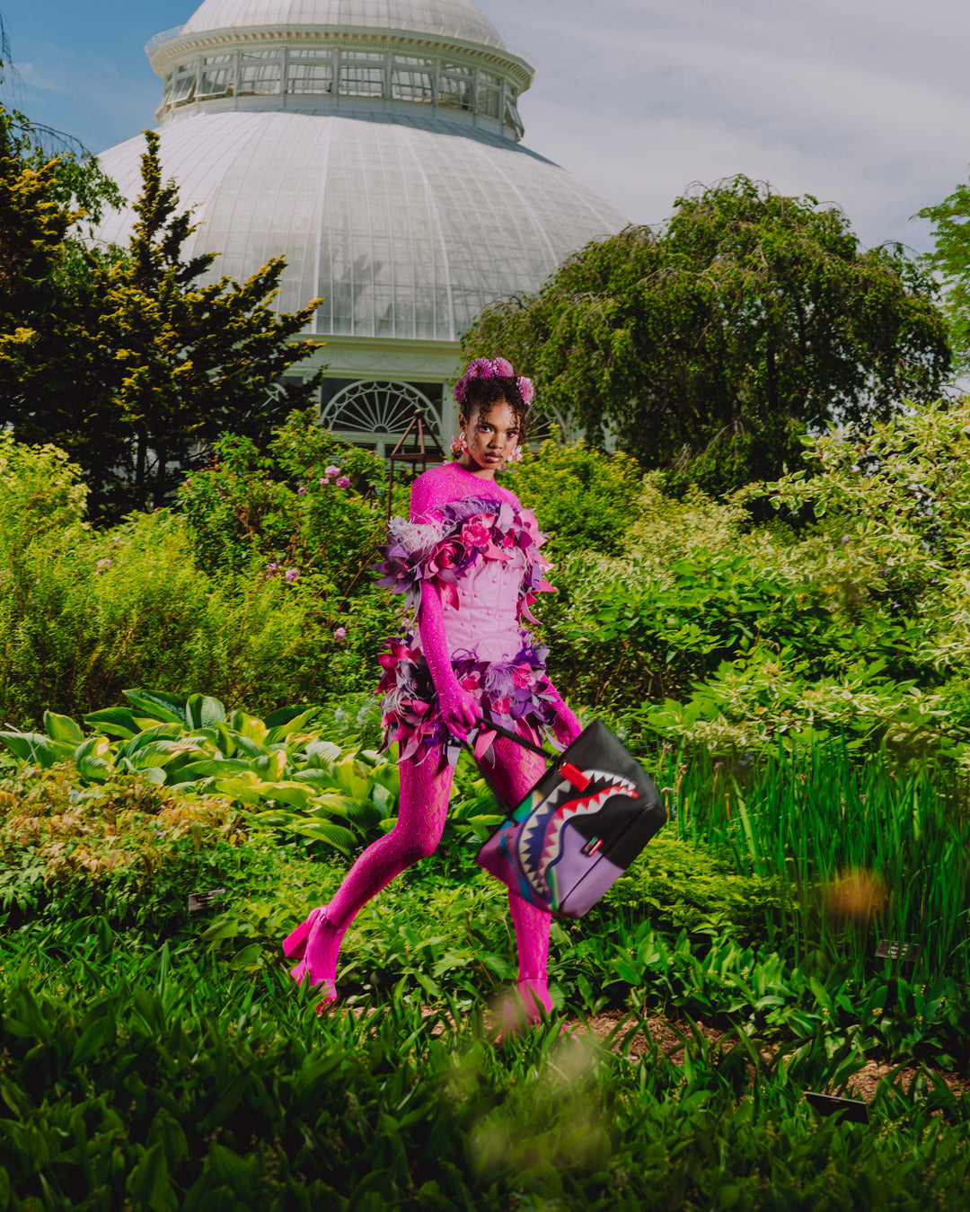 SPRAYGROUND® TOTE NYBG BOTANICAL CENTRAL TOTE