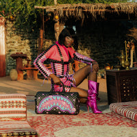 SPRAYGROUND® DUFFLE PURPLE SLIME TAKEOVER DUFFLE