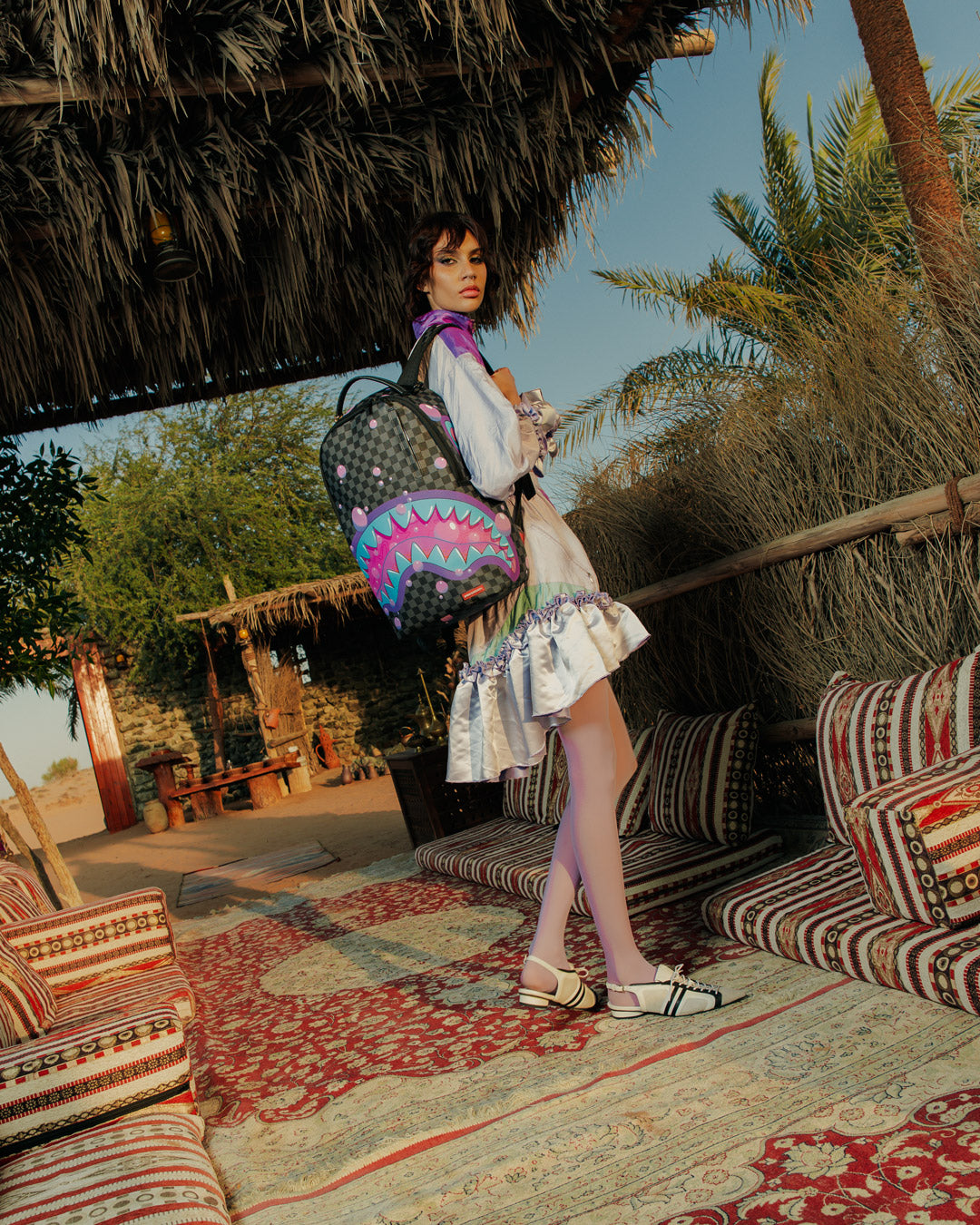 SPRAYGROUND® BACKPACK PURPLE SLIME TAKEOVER BACKPACK