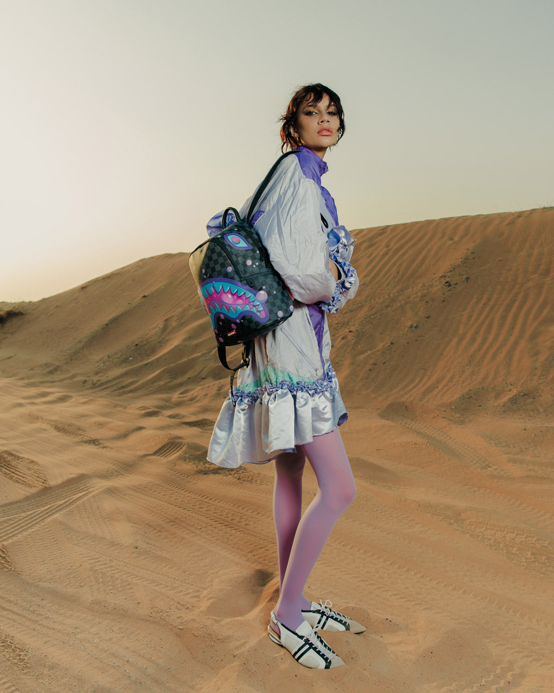 SPRAYGROUND® BACKPACK PURPLE SLIME TAKEOVER SAVAGE BACKPACK