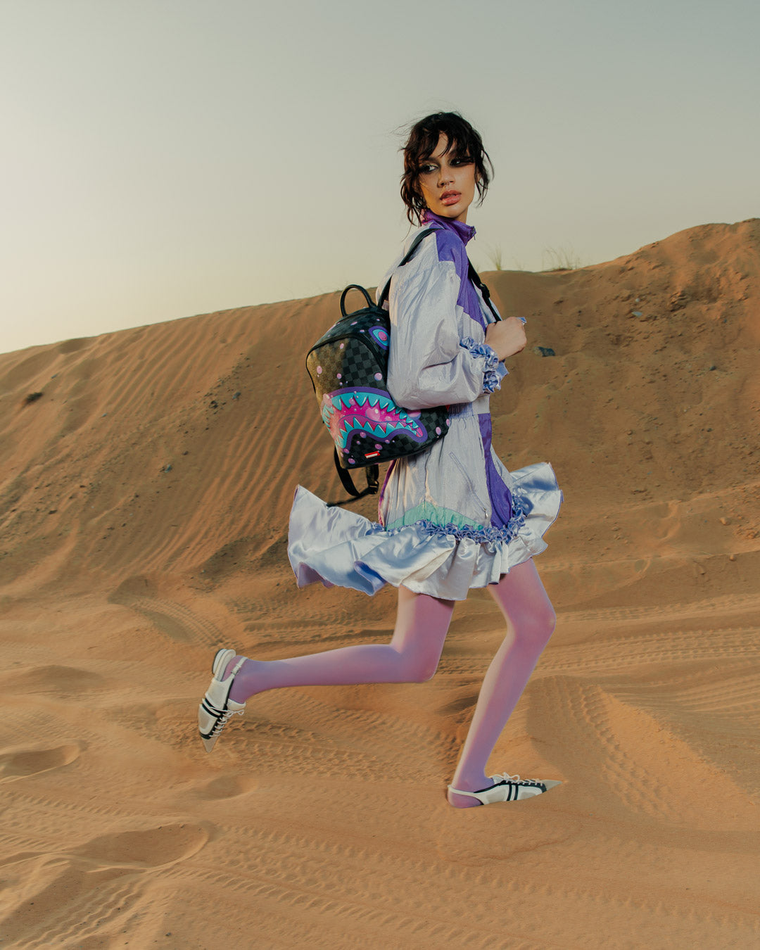 SPRAYGROUND® BACKPACK PURPLE SLIME TAKEOVER SAVAGE BACKPACK