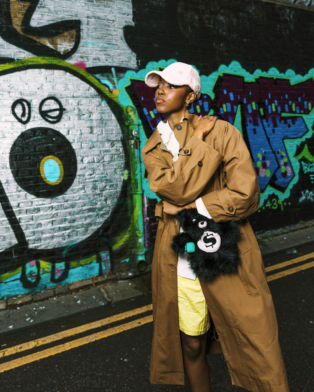 SPRAYGROUND® BACKPACK FUR CRAY BLACK BEAR CUB BACKPACK