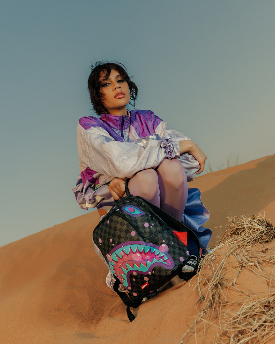 SPRAYGROUND® BACKPACK PURPLE SLIME TAKEOVER SAVAGE BACKPACK