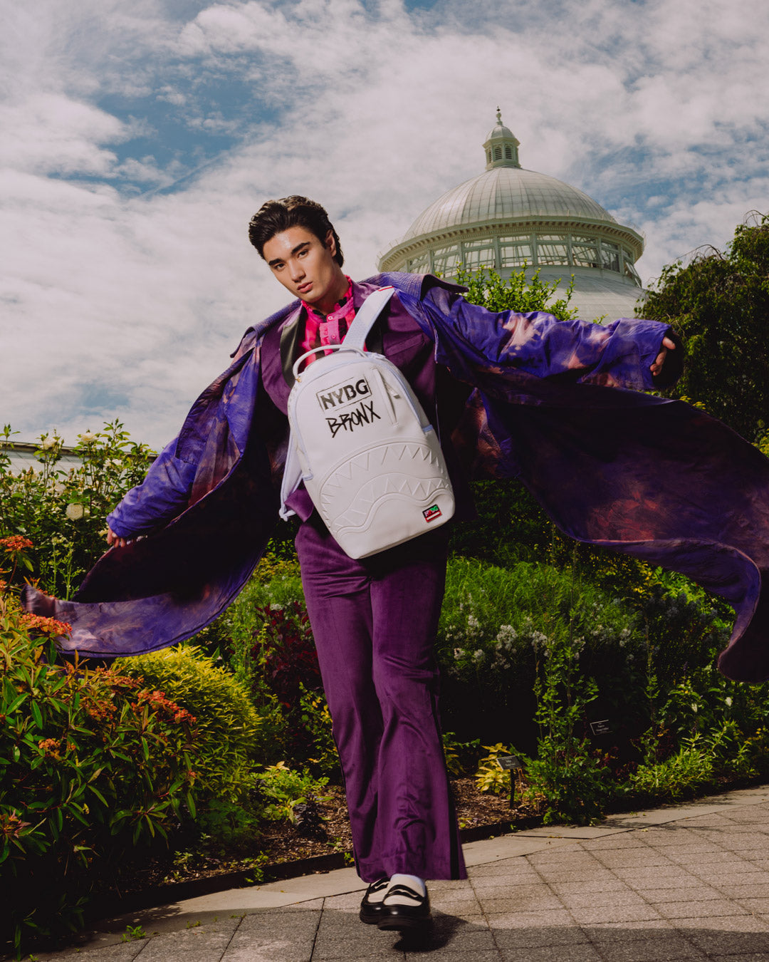 SPRAYGROUND® BACKPACK NYBG BRONX WHITE BACKPACK