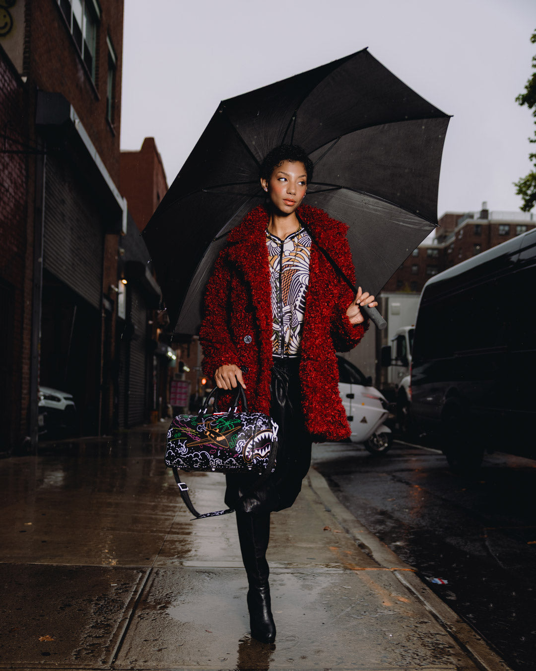 SPRAYGROUND® MINI DUFFLE DOODLE JET MINI DUFFLE