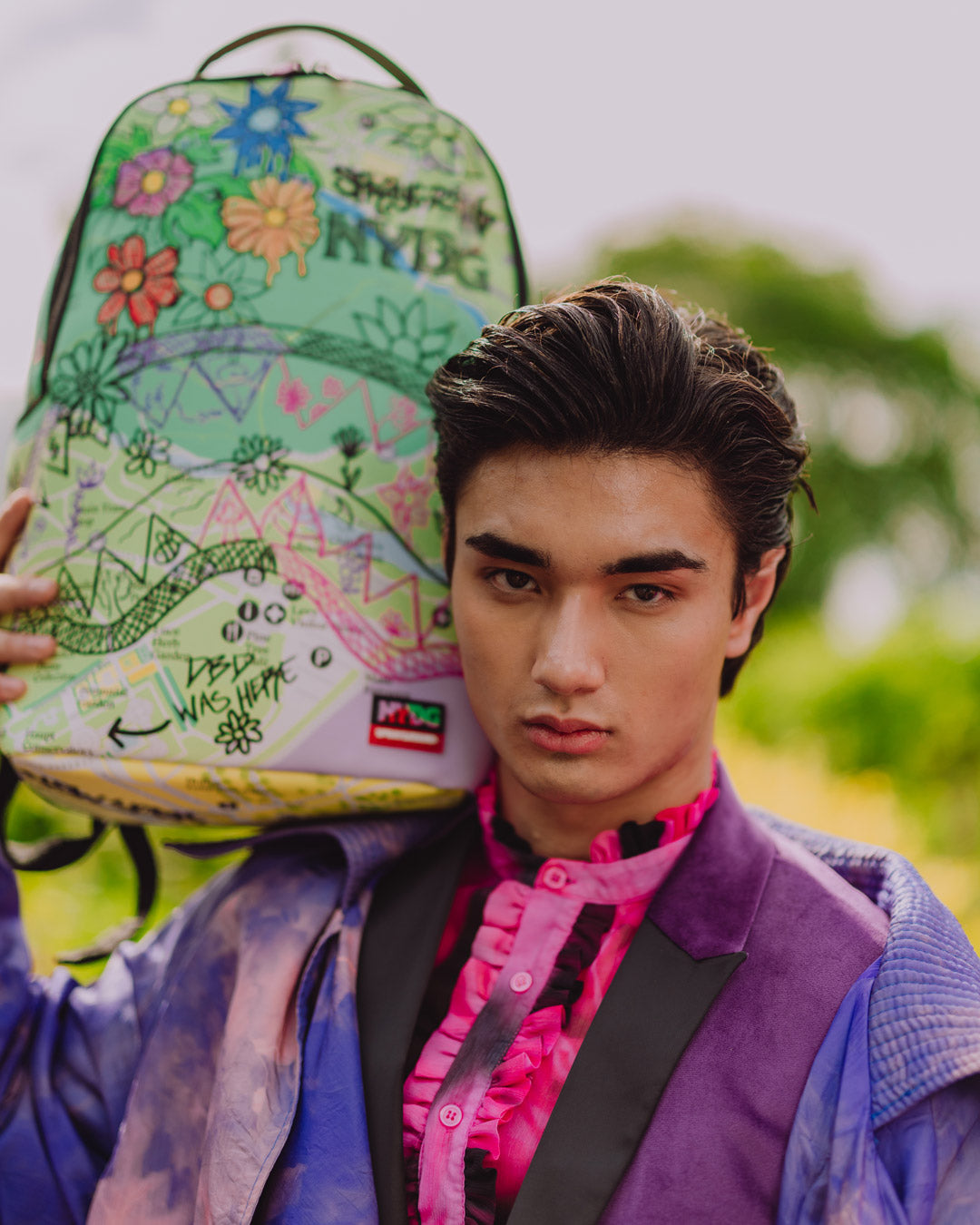 SPRAYGROUND® BACKPACK NYBG MAP WITH DOODLES BACKPACK