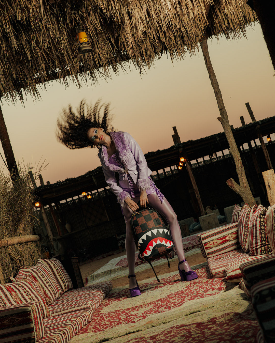 SPRAYGROUND® BACKPACK ENLARGED CHECK PARIS BACKPACK