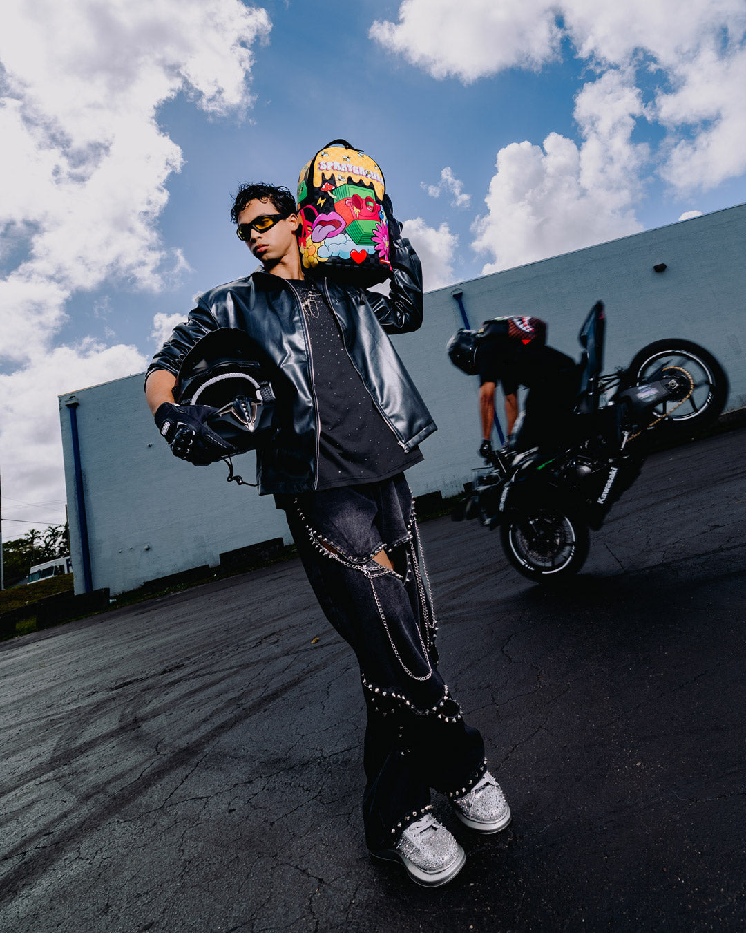 SPRAYGROUND® BACKPACK WTF TRIPPY MONEY BOY BACKPACK
