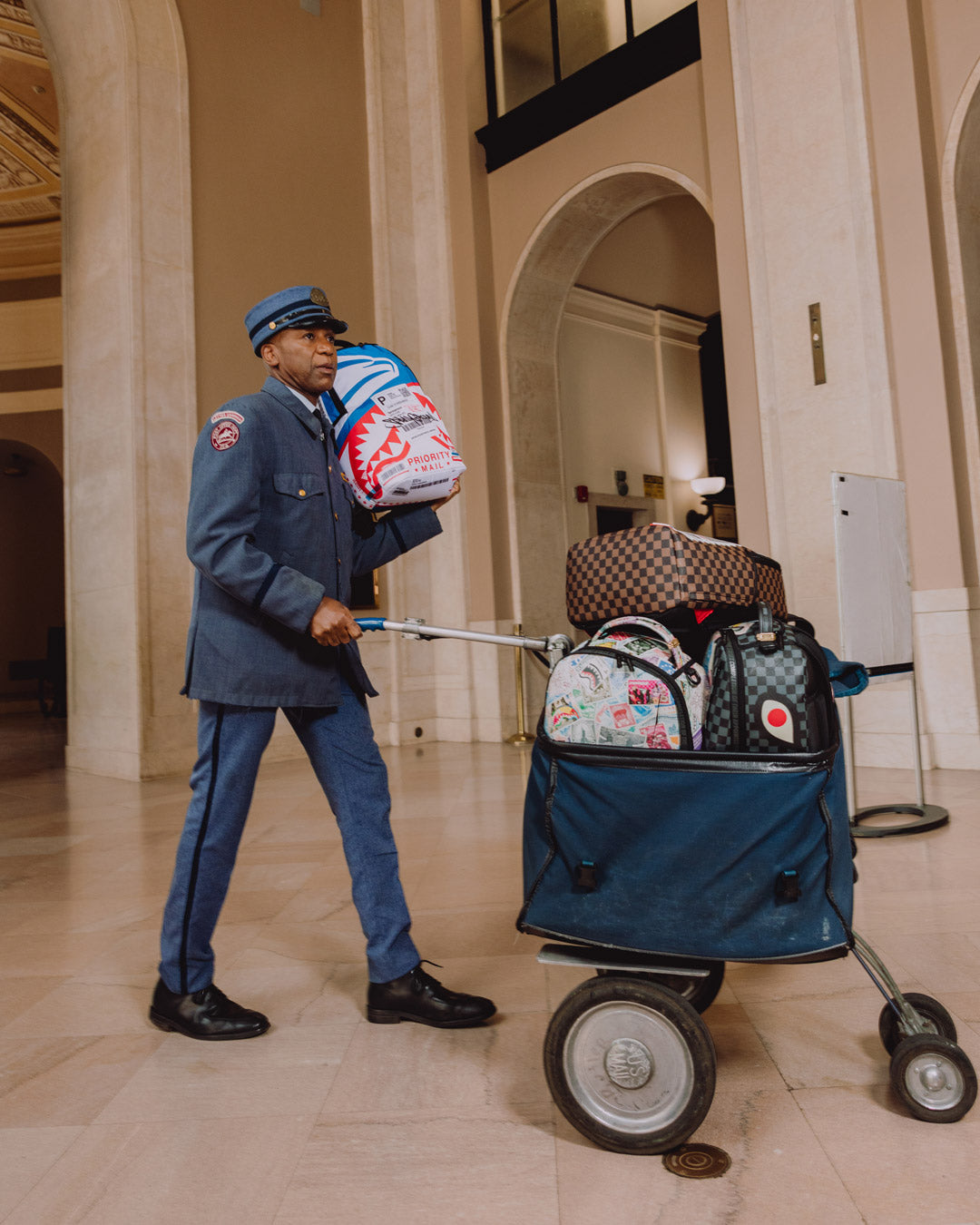 SPRAYGROUND® BACKPACK USPS SPRAYGROUND SPECIAL DELIVERY BACKPACK