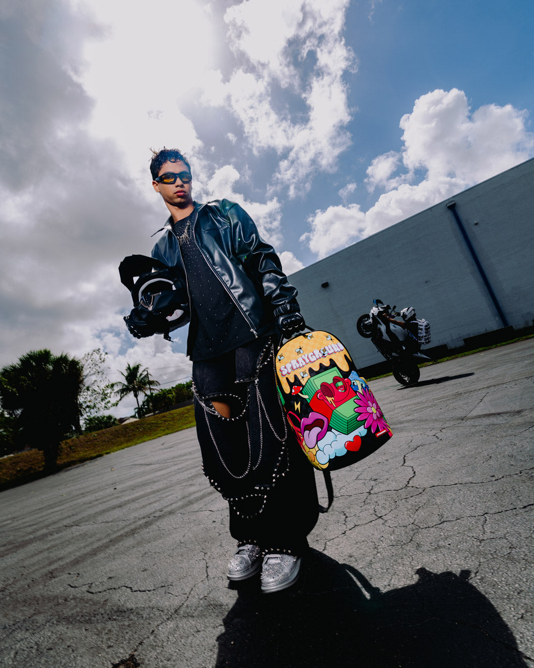 SPRAYGROUND® BACKPACK WTF TRIPPY MONEY BOY BACKPACK