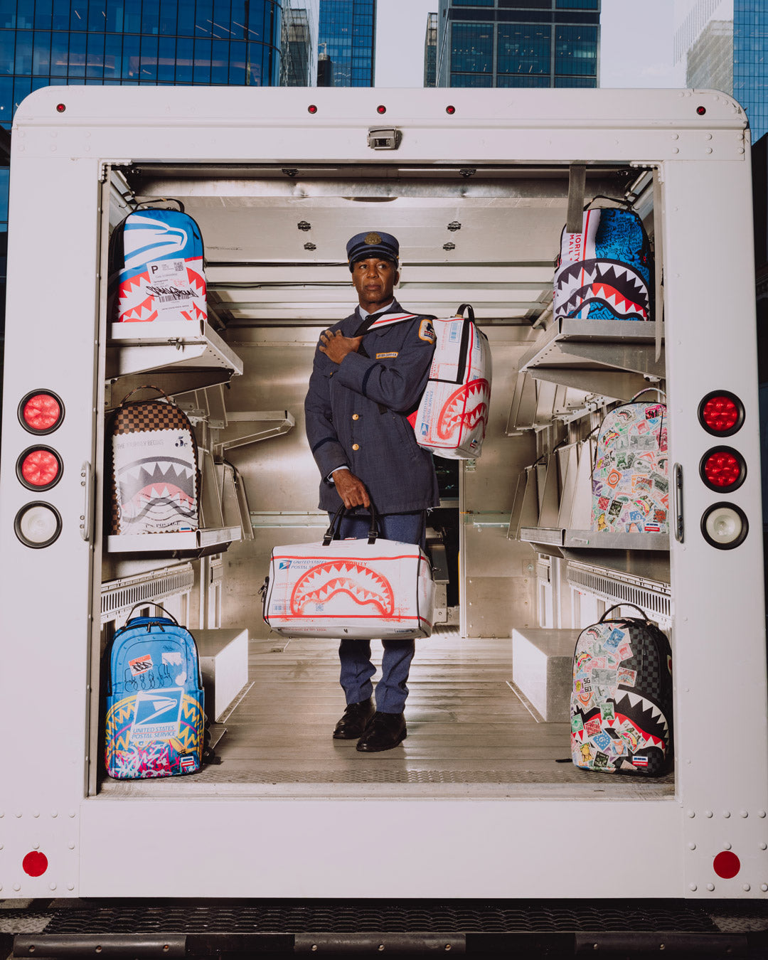 SPRAYGROUND® BACKPACK USPS PRIORITY PACKAGE BACKPACK