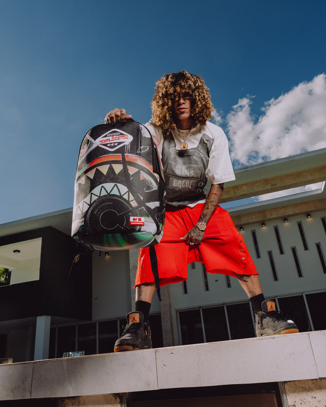SPRAYGROUND® BACKPACK JON Z BURNED DISC BACKPACK