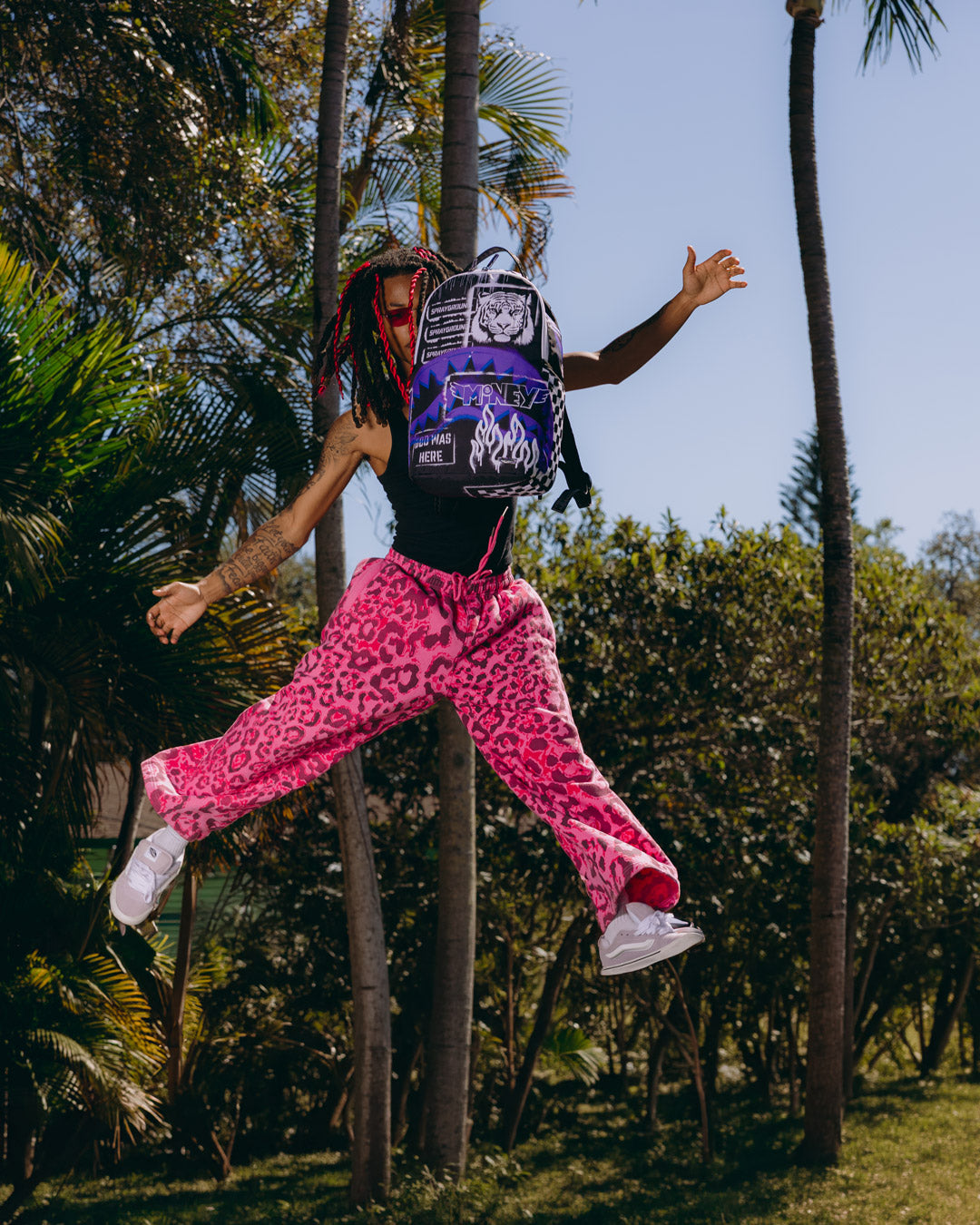 SPRAYGROUND® BACKPACK STENCIL SHARK ATTACK BACKPACK
