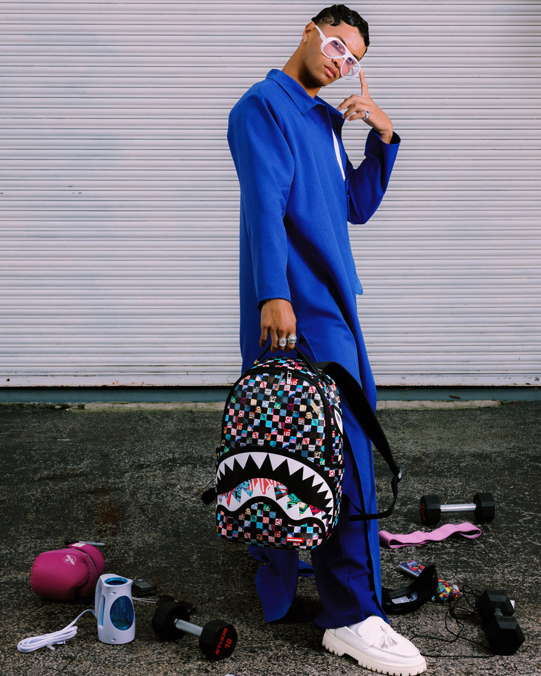SPRAYGROUND® BACKPACK CRAZY CHECK BACKPACK