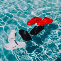 SPRAYGROUND® FOOTWEAR SHARKSLIDE: WHITE