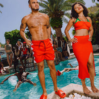 SPRAYGROUND® SWIM RED VSM SWIM SHORT