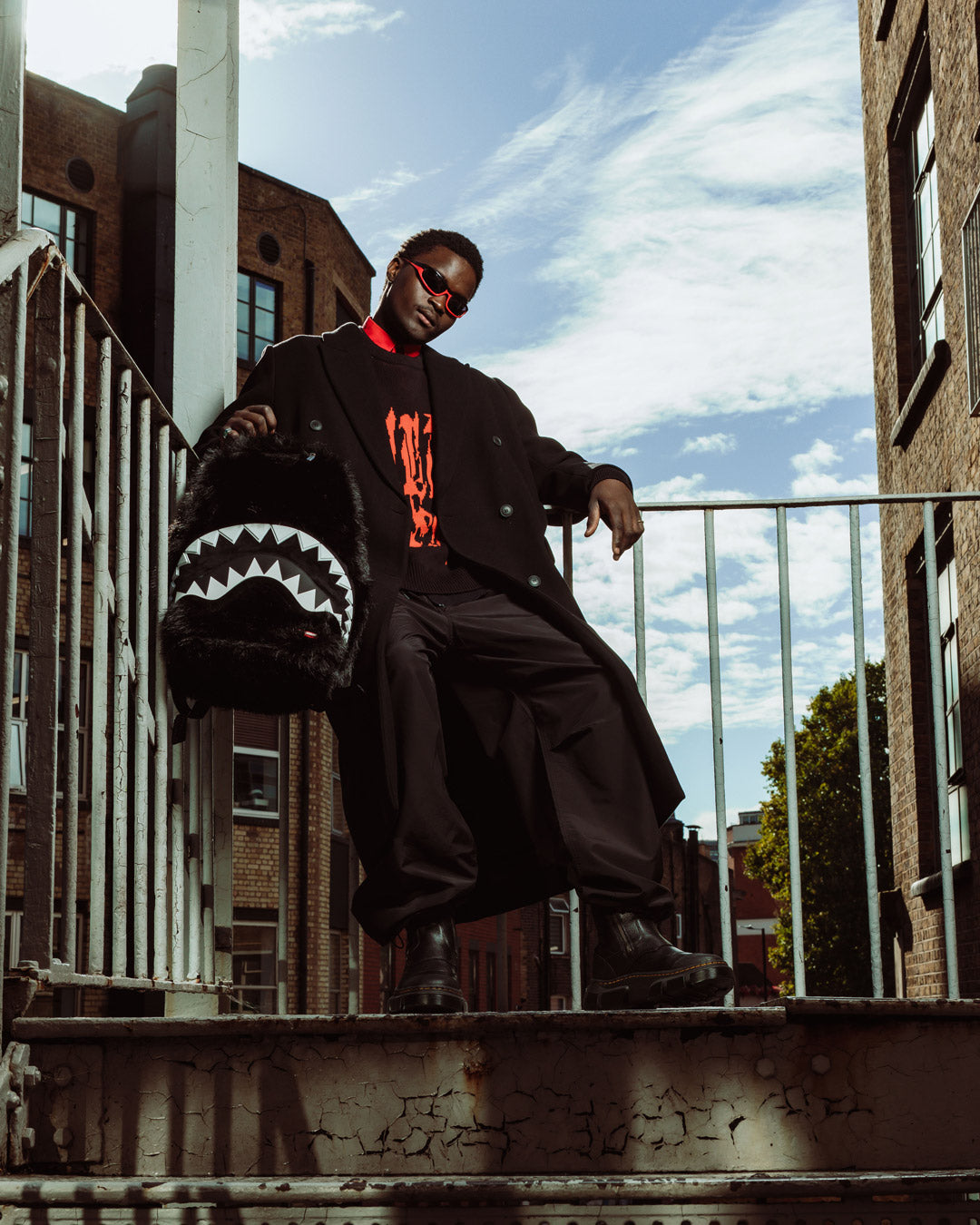 SPRAYGROUND® BACKPACK FUR CRAY BLACK BACKPACK