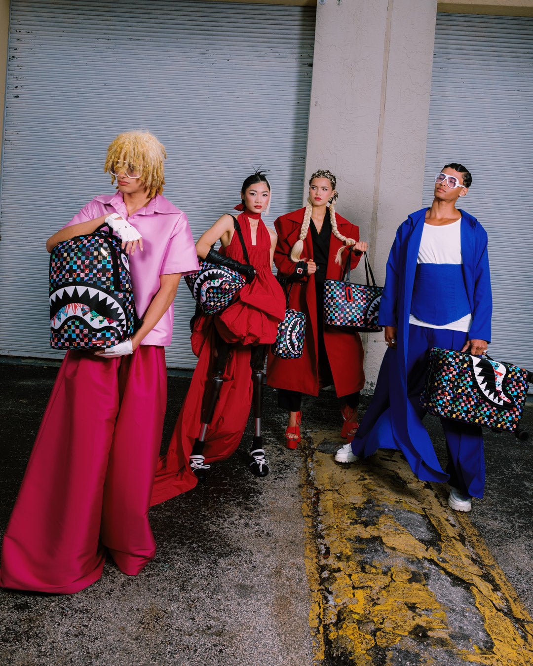 SPRAYGROUND® BACKPACK CRAZY CHECK BACKPACK
