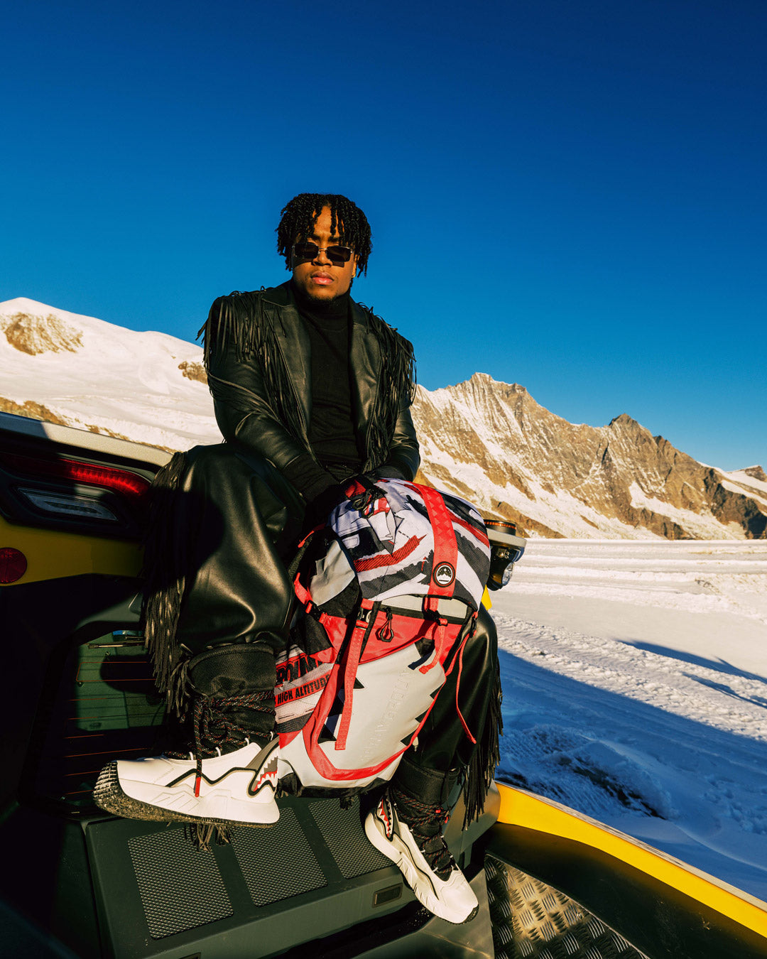 SPRAYGROUND® BACKPACK SHREDDED ARCTIC CAMPER BACKPACK