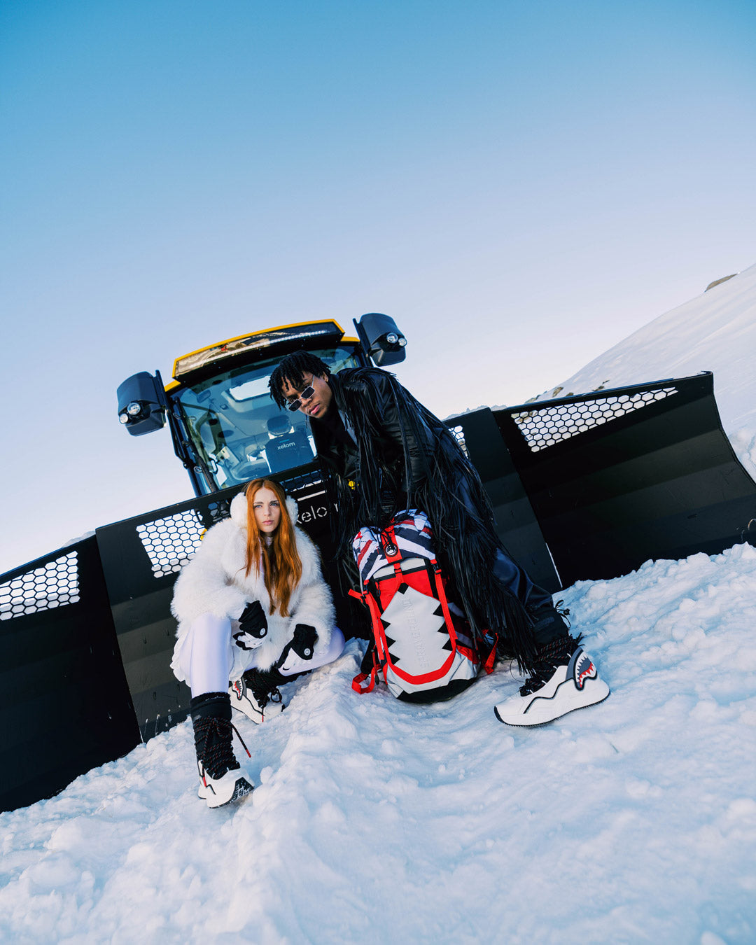 SPRAYGROUND® BACKPACK SHREDDED ARCTIC CAMPER BACKPACK