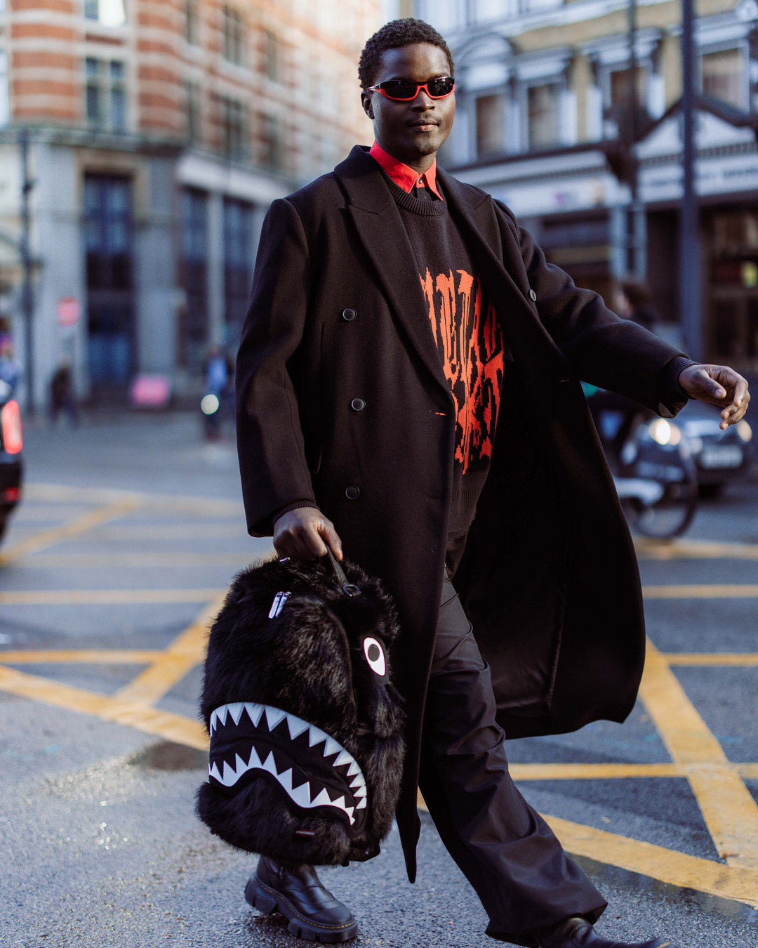 SPRAYGROUND® BACKPACK FUR CRAY BLACK BACKPACK