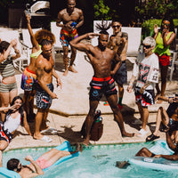 SPRAYGROUND® SWIM SG LOGO PATCHES SWIM SHORT