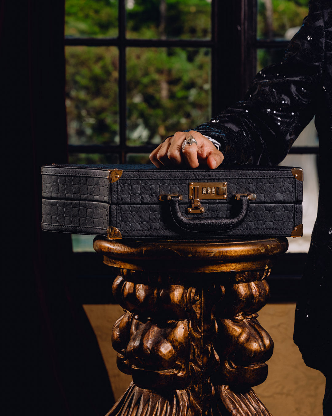 SPRAYGROUND® BRIEFCASE THE GHOST MAISON CURVED BRIEFCASE