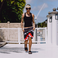 SPRAYGROUND® SWIM PIXEL MOUTH SWIM SHORT