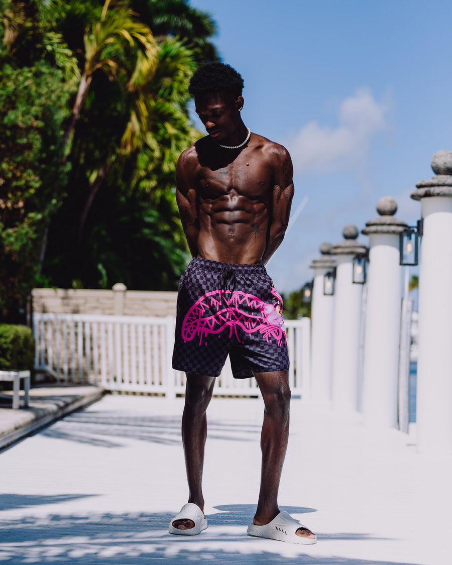 PINK PANTHER DIAMOND SHARK SWIM SHORTS – SPRAYGROUND®