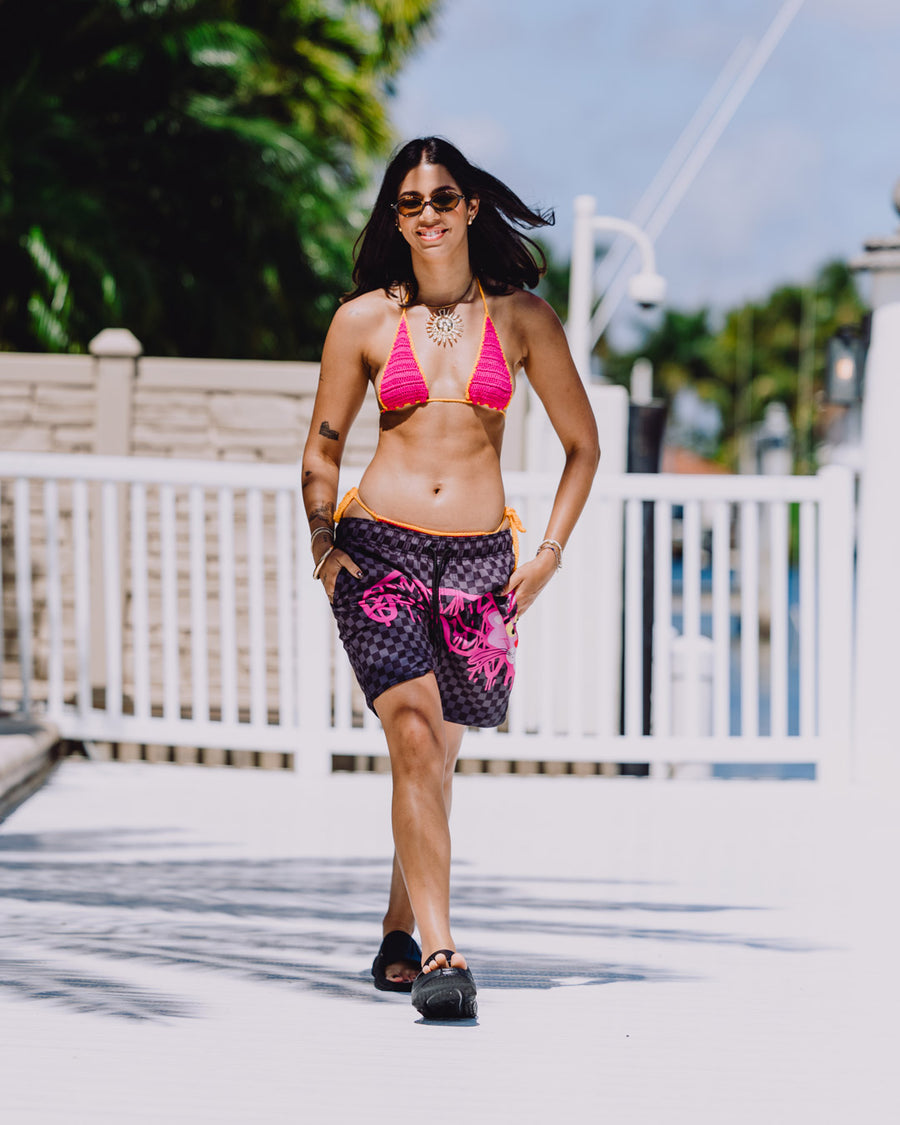 PINK PANTHER DIAMOND SHARK SWIM SHORTS – SPRAYGROUND®