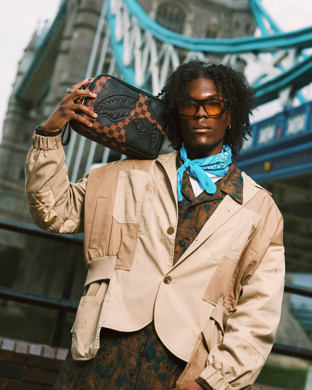 SPRAYGROUND® TOILETRY JETSTREAM SHADOW TOILETRY BRICK