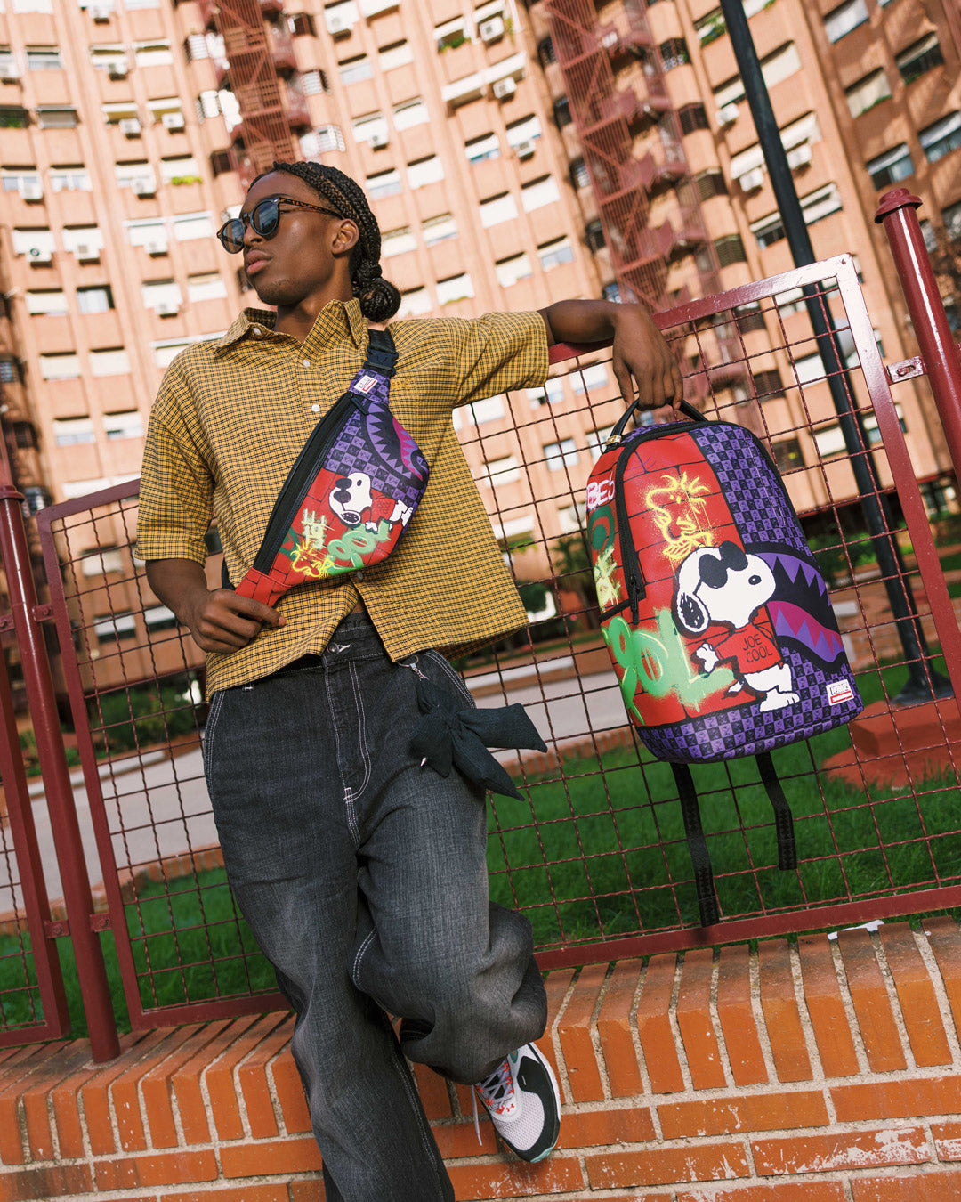 SPRAYGROUND® CROSSBODY SNOOPY JOE COOL SAVVY CROSSBODY