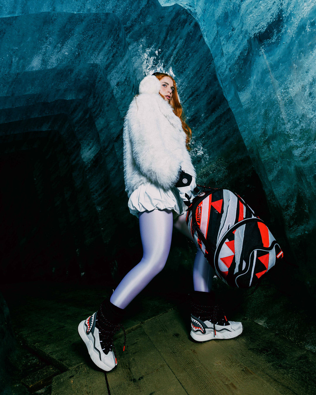 SPRAYGROUND® BACKPACK SHREDDED ARCTIC BACKPACK