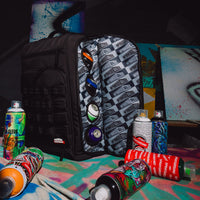 WYNWOOD WALLS COLLAB GRAFFITI UTILITY BACKPACK (8 CAN HOLDER)