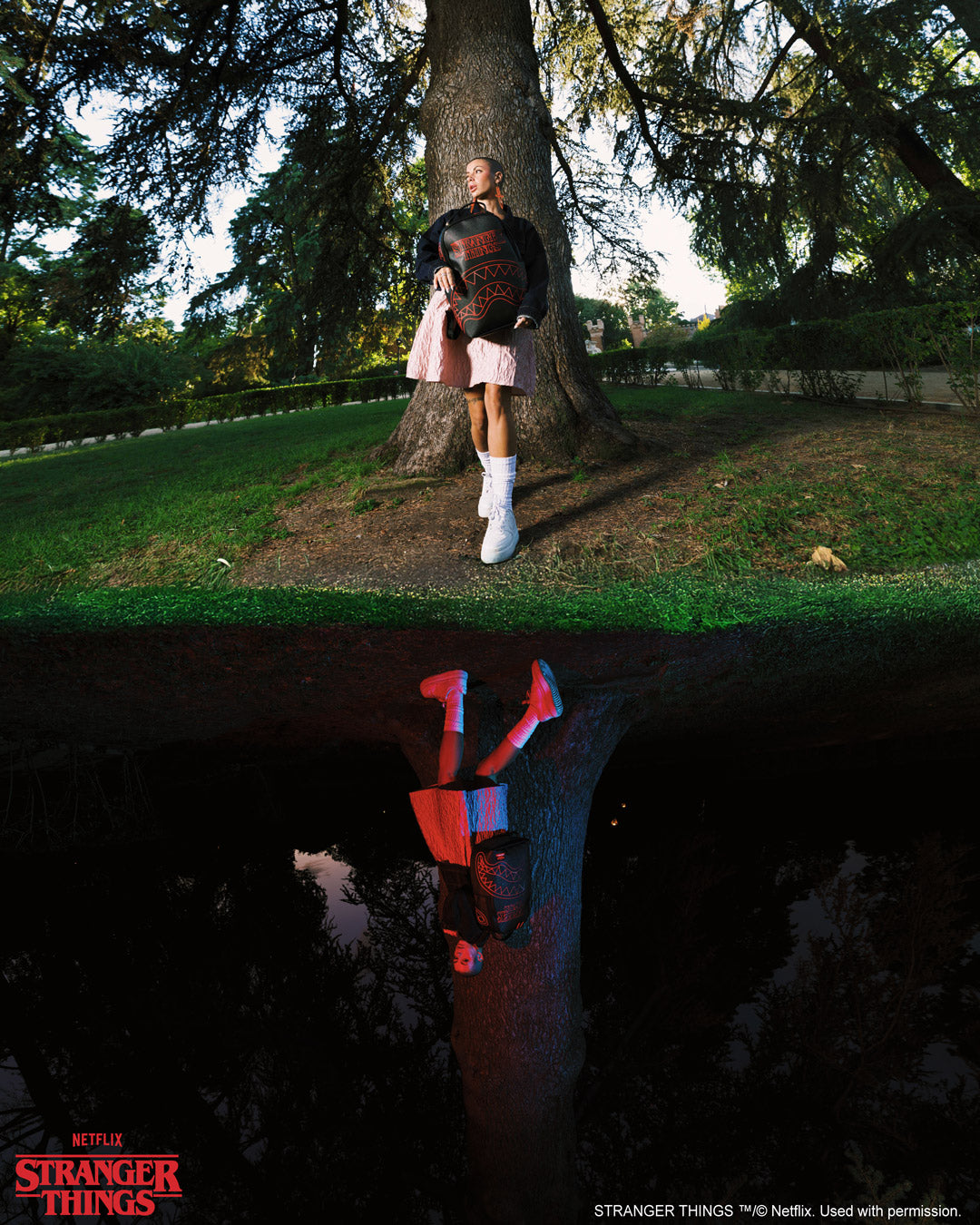 SPRAYGROUND® BACKPACK STRANGER THINGS LOGO BACKPACK