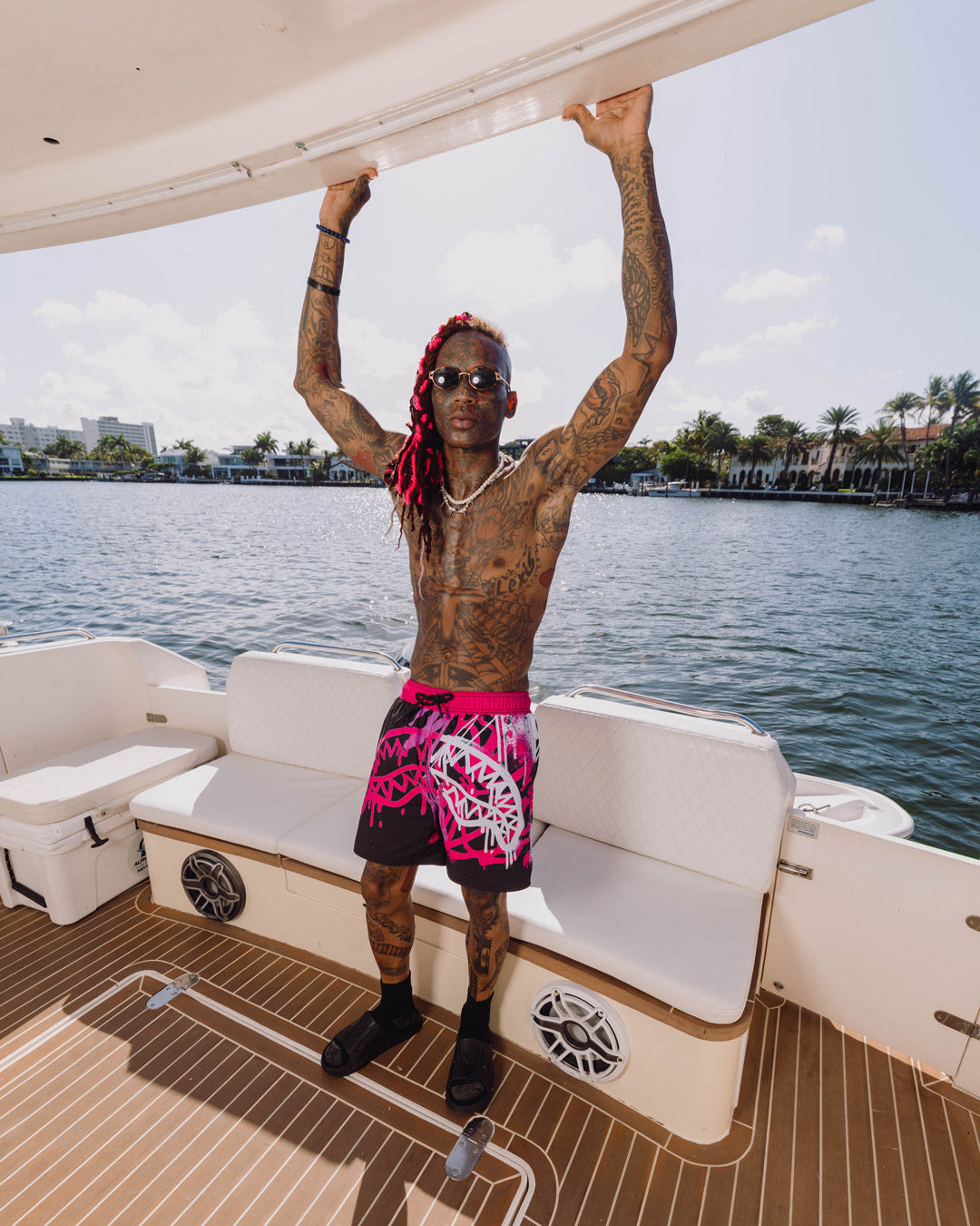 SPRAYGROUND® SWIM GRAFF MAYHEM SWIM SHORT